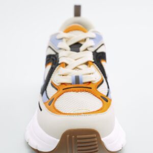ZARA Trainers Running Shoes in Orange & Lavender