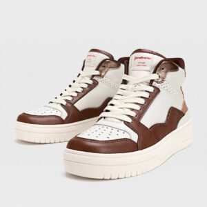 Stradivarius High Top Sneakers With Decorative Details
