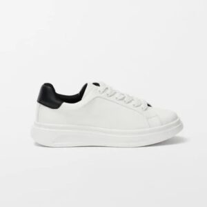 ZARA CONTRAST SNEAKERS WITH TEXTURED SOLE FOR WOMEN