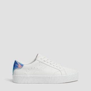 PULL & BEAR TRAINERS WITH IRIDESCENT DETAILS
