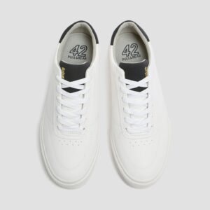 PULL & BEAR WHITE PLATFORM SOLE  TRAINERS