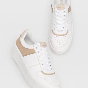 Stradivarius Platform Sneakers With Panels Women’s Collection Combined