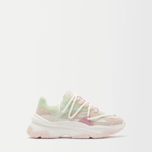 BERSHKA TRAINERS WITH CONTRAST LACES