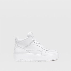 Stradivarius High-top platform sneakers with decorative inserts