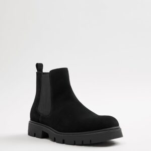 Zara SPLIT SUEDE LEATHER ANKLE BOOTS