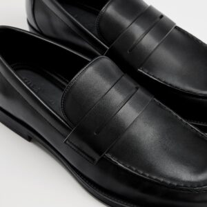Zara black SADDLE LOAFERS
