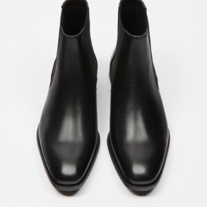 ZARA CHELSEA LEATHER ANKLE BOOTS