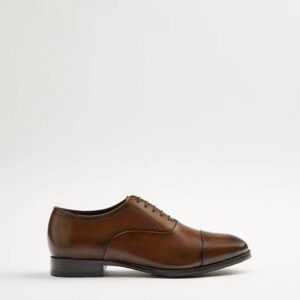 ZARA BROWN LEATHER SHOES