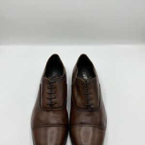 Zara brown toe cap leather shoes