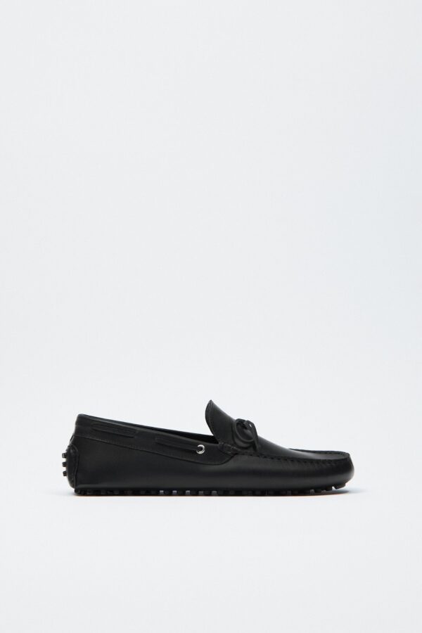 ZARA LEATHER DRIVING LOAFERS - BRANDSLOU