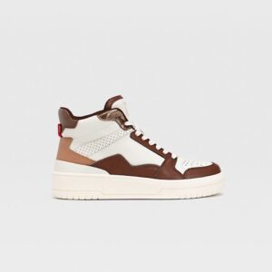 Stradivarius High Top Sneakers With Decorative Details