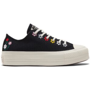 CONVERSE CHUCK TAYLOR ALL STAR LIFT PLATFORM LOW ‘FLORAL EMBROIDERY’ – A02566C
