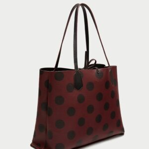 Zara black reversible shopper bag for women
