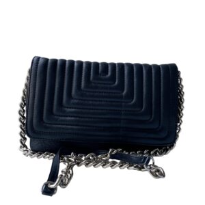 Zara black hand bag with chain strap