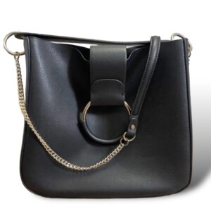 Zara DressBerry Black Solid Sling Bag